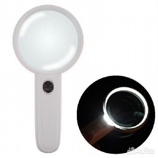 Лупа ручная (D75 -3х) с подсветкой) (NL66)