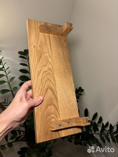 Полка деревянная (дуб) 40*15*2см