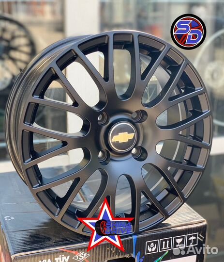 Диски GM R16 4x114,3 Black Matt edition