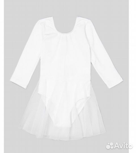 Купальник гимнастический белый