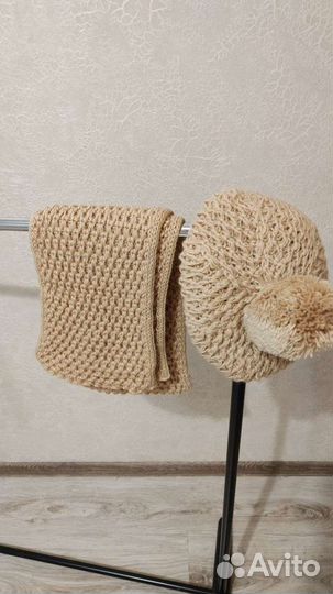 Комплект шапка и шарф женский