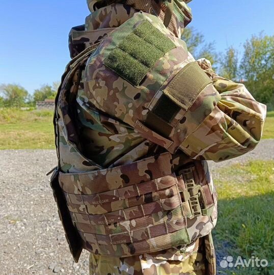 Бронежилет с увеличенной площадью защиты