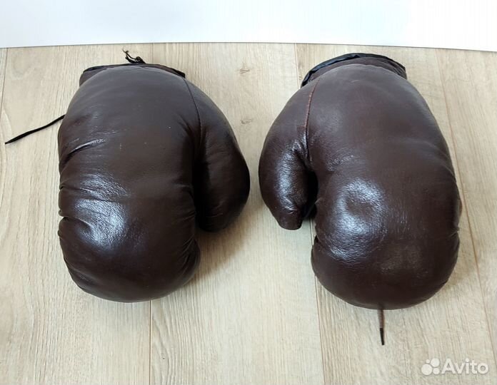 Боксерские перчатки СССР, коричневые 1960-е