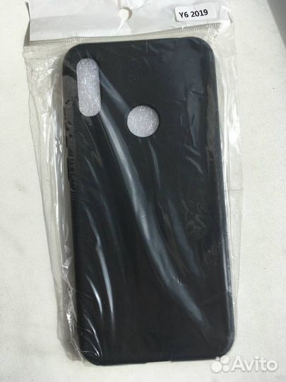 Чехол Huawei Y6 2019 /Honor 8A TPU 1.0mm мат черн
