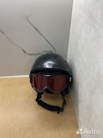 Шлем горнолыжный quiksilver + маска bolle