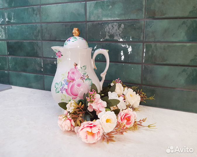 Кувшин чайник СССР фарфор Сысерть