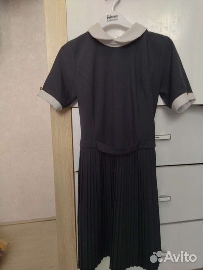 Платье школьная ф. Серого цв 138-143