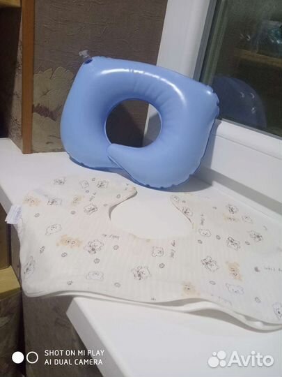 Надувной круг для купания (с хлопковым чехлом)