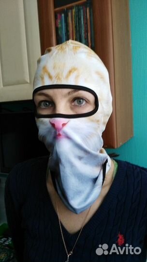 Балаклава маска прикольный подшлемник