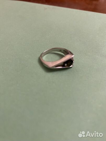 Кольцо серебро 925 с раухтопазом