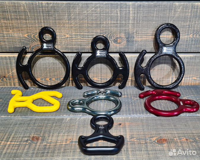 Спусковое устройство: восьмерка, решетка