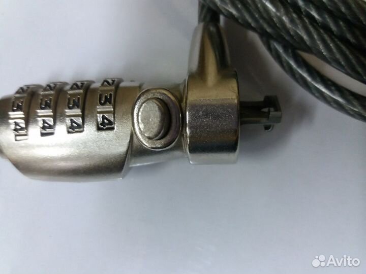 Новый Замок для ноутбука с 4-знач.кодом и тросом