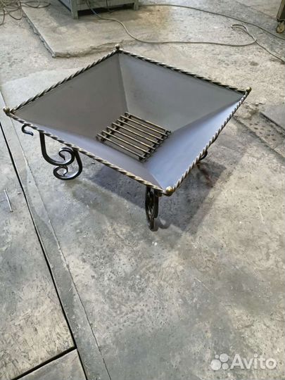 Костровая чаша(Квадрат) 3 в 1