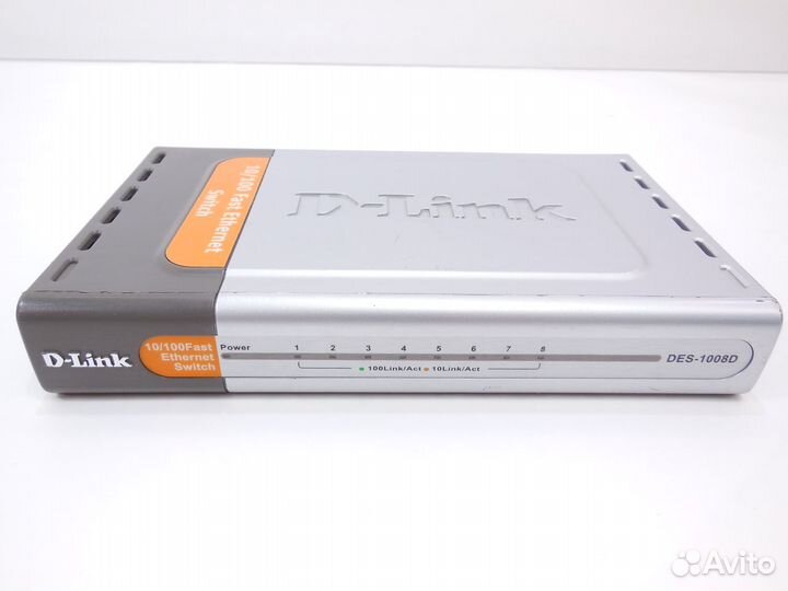 Коммутатор D-link Switch Fast DES-1008D (8-Port)