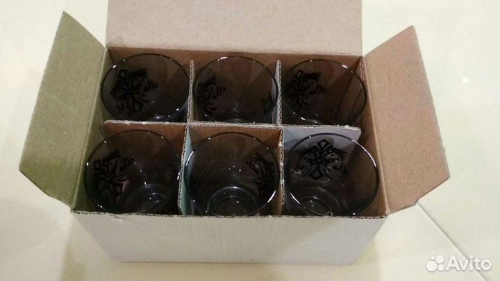 Новый набор 6 рюмок