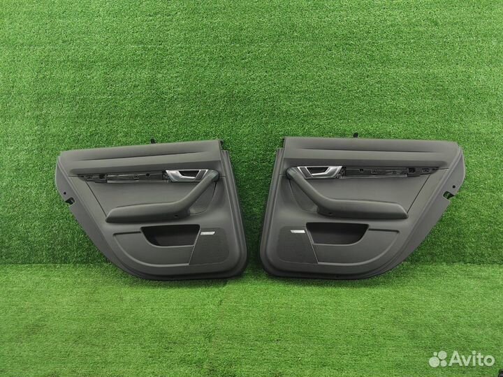 Обшивки здних дверей с шторками Audi A6 C6 4F дефе