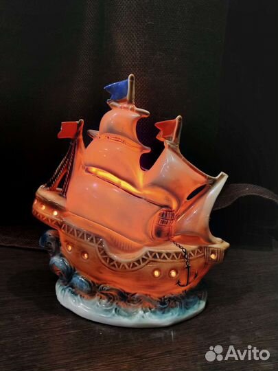 Фарфоровый светильник ночник гдр