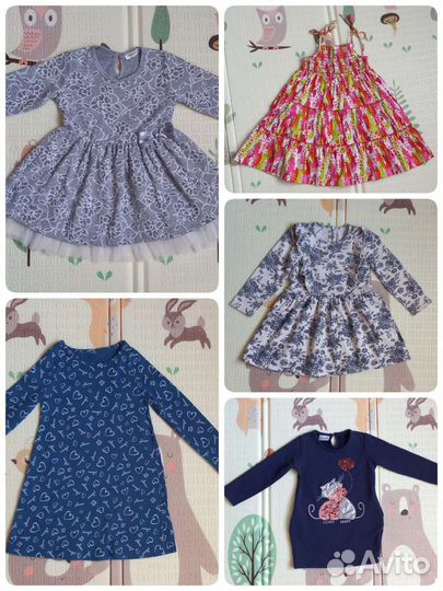 Вещи пакетом для девочки 92 98 104