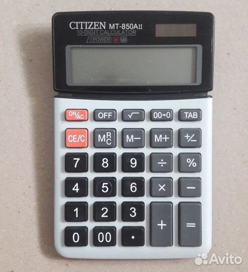 Калькулятор Citizen MT-850AII