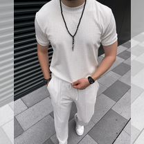 Стильный летний мужской костюм двойка