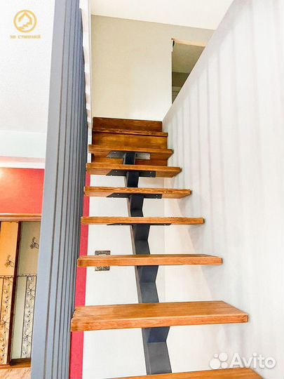 Ступени из дуба, ясеня, лиственницы и др