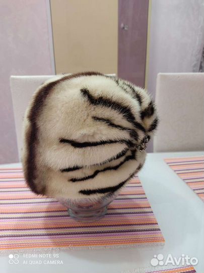 Шапка норковая женская