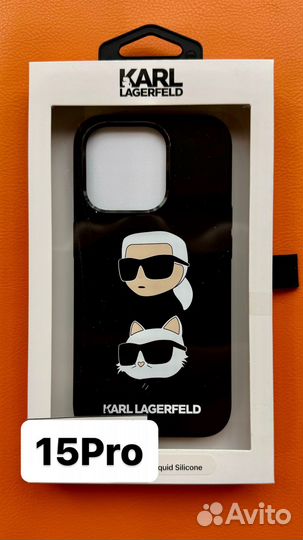 Чехлы Lagerfeld iPhone 15 Pro/Pro Max оригинал