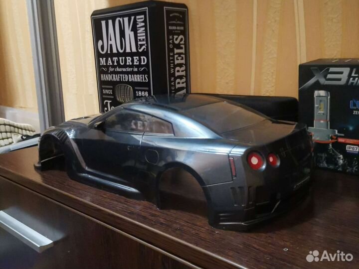 Корка кузов 1/10 Nissan GTR (260-190)