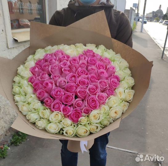 101 роза доставка