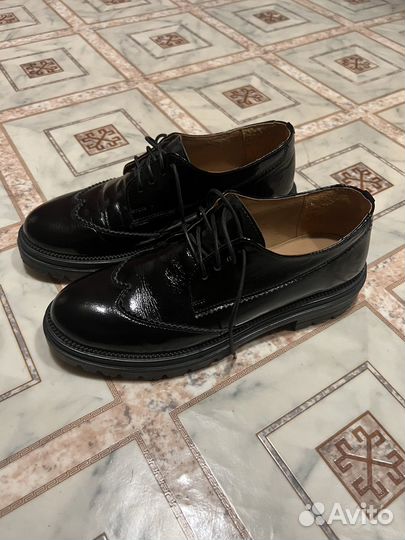 Полуботинки туфли женские кожаные