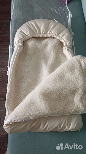Конверт для новорожденного зимний овечья шерсть