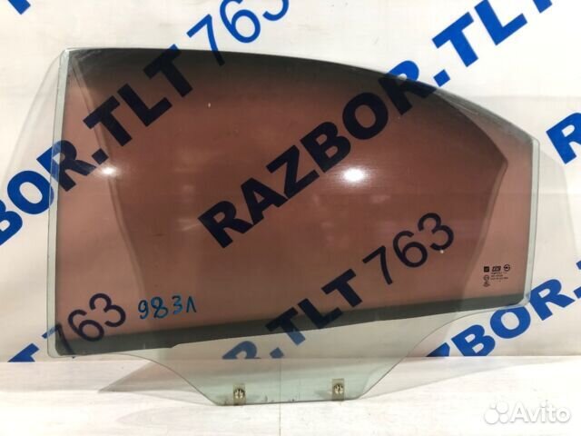 Стекло двери зад лев chevrolet aveo T250 1.4 мт се