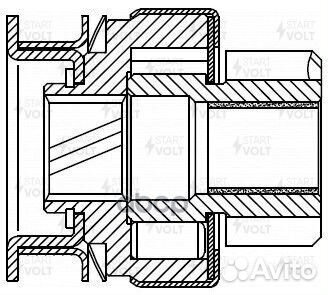 Привод стартера (бендикс) для а/м Mitsubishi Fuso