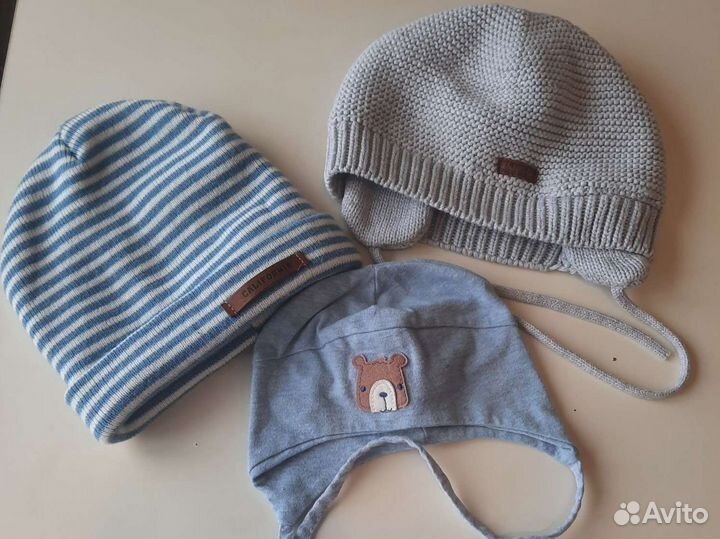 Шапочки детские зима/осень/весна