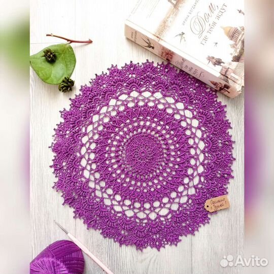 Салфетка крючком