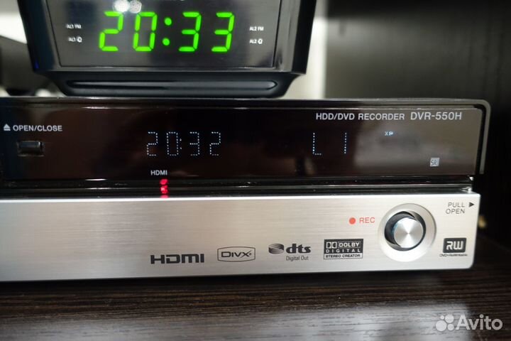 DVD рекордер Pioneer DVR-550H-S