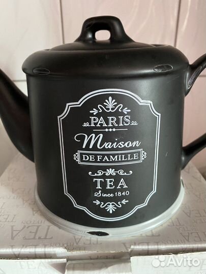 Керамический чайник бонжур париж новый