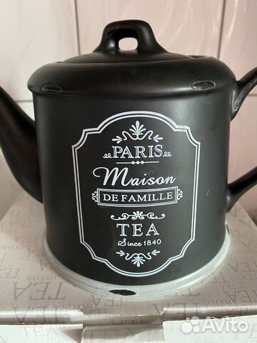 Керамический чайник бонжур париж новый