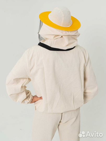 Костюм пчеловода Двунитка суровая с лицевой сеткой