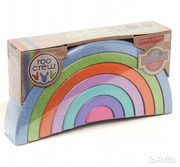 Развивающие игрушки сортер Радуга Roo Crew