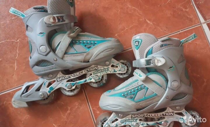 Роликовые коньки детские раздвижные