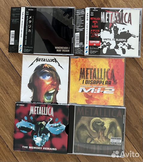 CD metallica. japan,USA