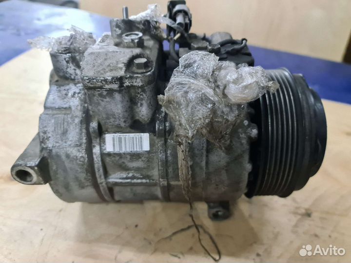 Компрессор кондиционера Mercedes CLS218 рест OM642