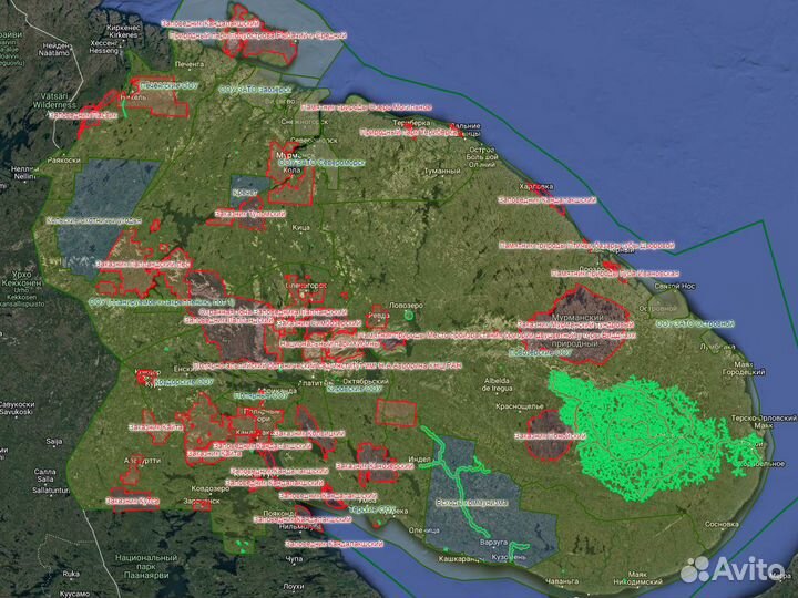 Топографические карты Мурманской обл для Garmin