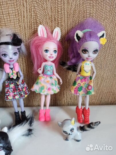 Кукла Mattel Enchantimals с любимой зверюшкой