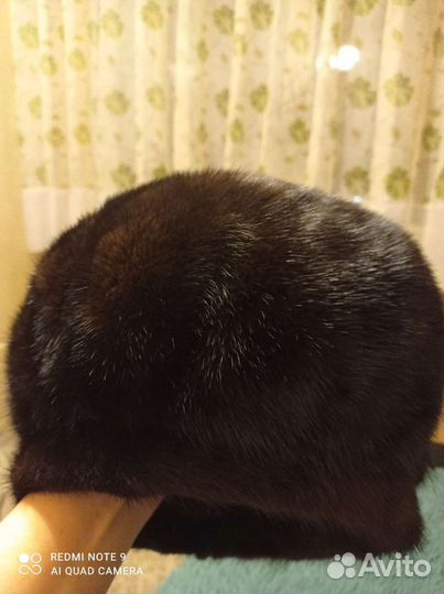 Женский норковый берет