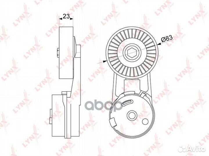 Натяжитель ремня навесного оборудования PT3127