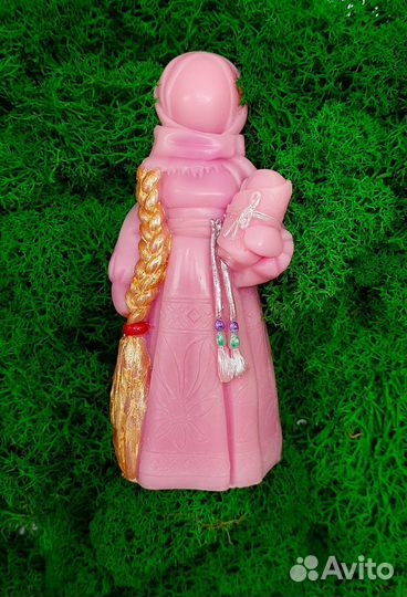 Свечи восковые ручной работы. Куколка Берегинюшка