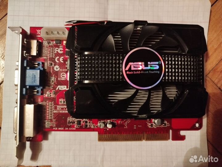 Видеокартавидеокарта asus radeon HD 4650 1 Гб DDR2