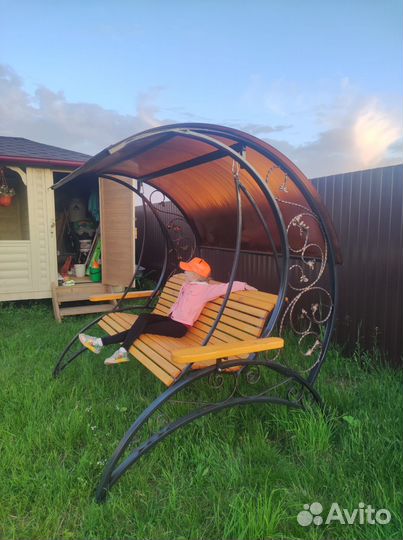 Качель премиум с матрасом+бесплатная доставка